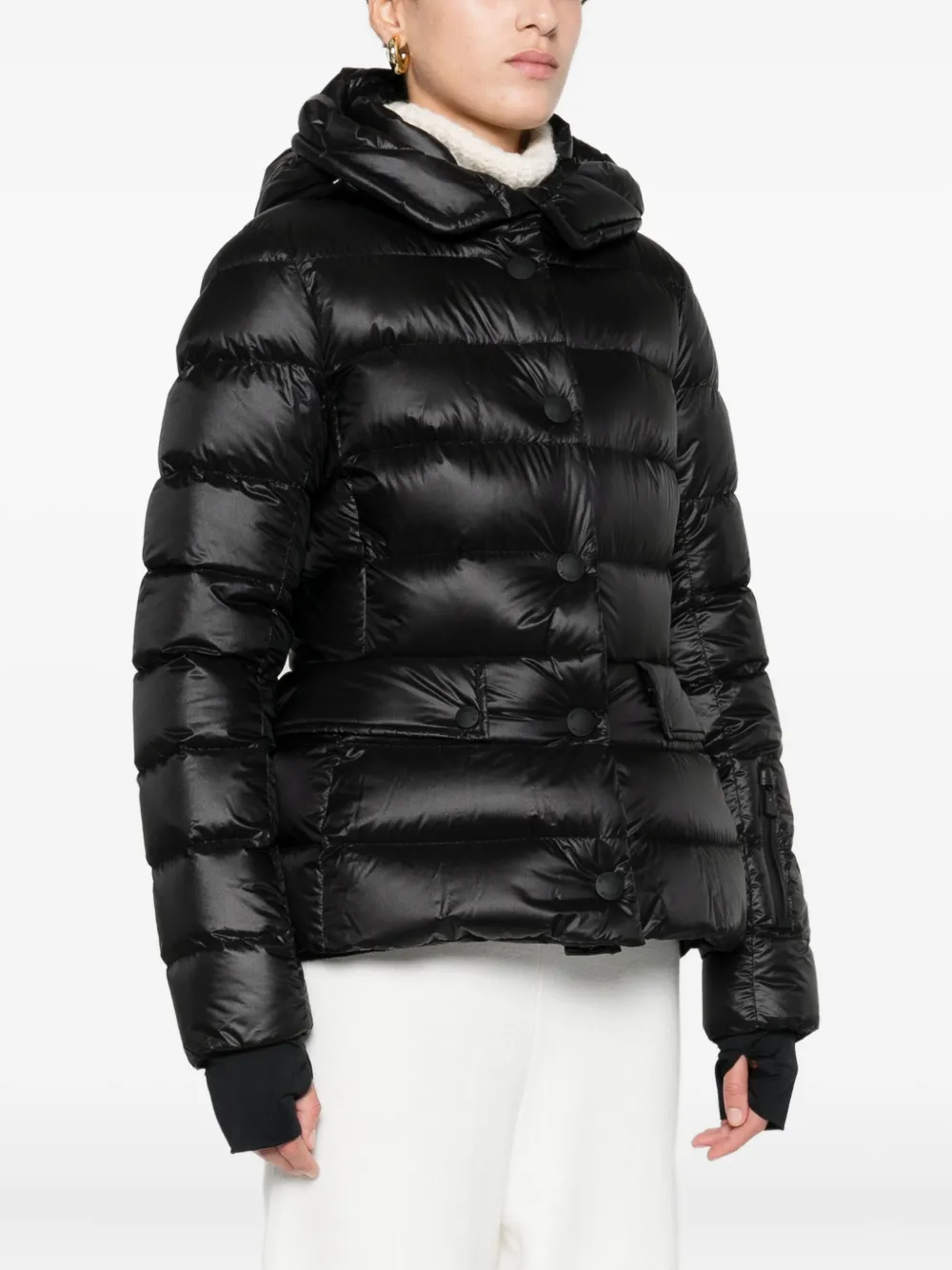 Moncler Grenoble Gewatteerd jack Zwart