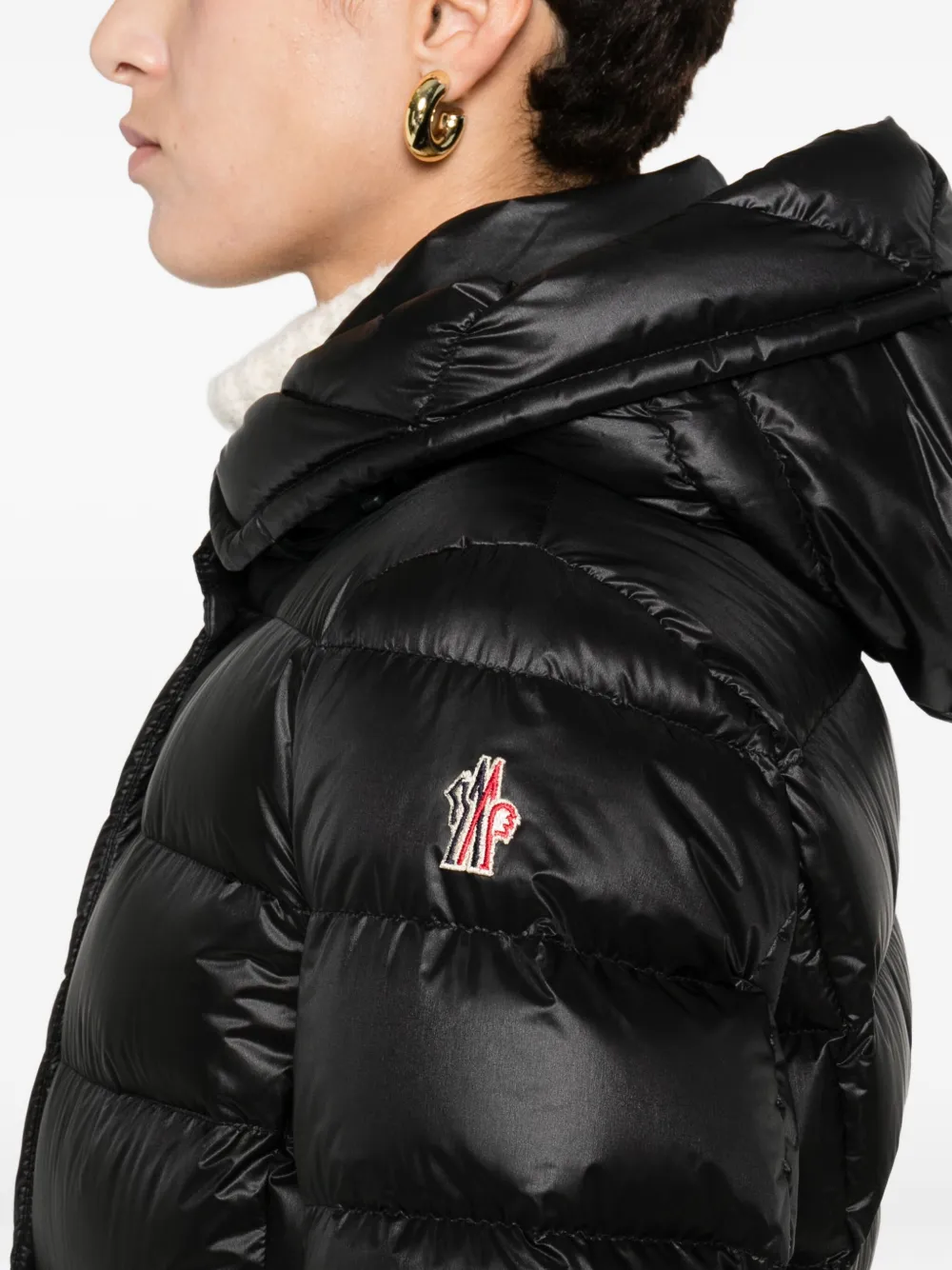 Moncler Grenoble Gewatteerd jack Zwart