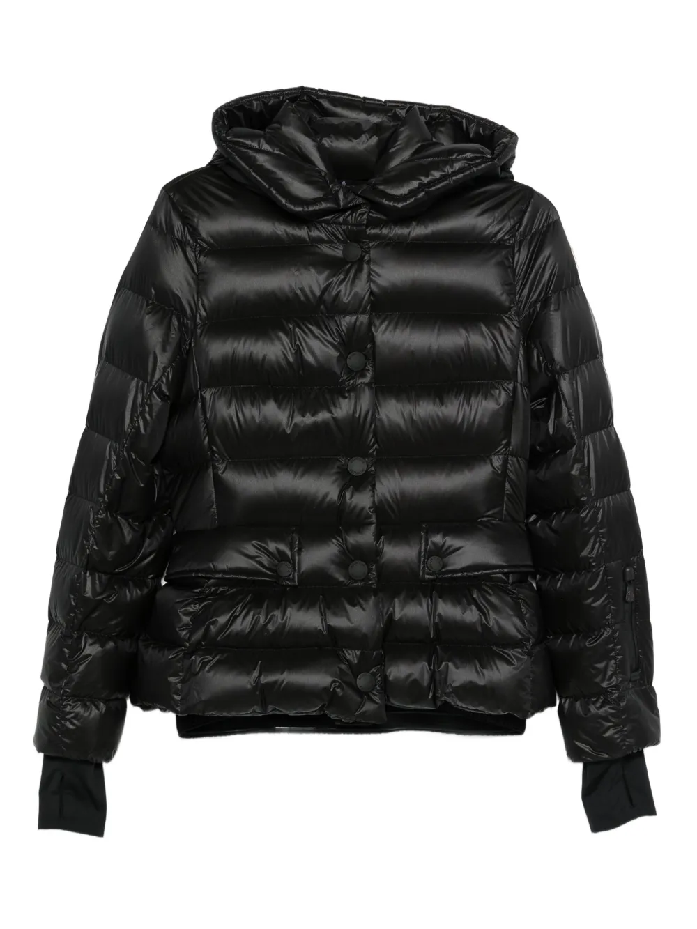 Moncler Grenoble chamarra capitonada con capucha | negro | Image 1