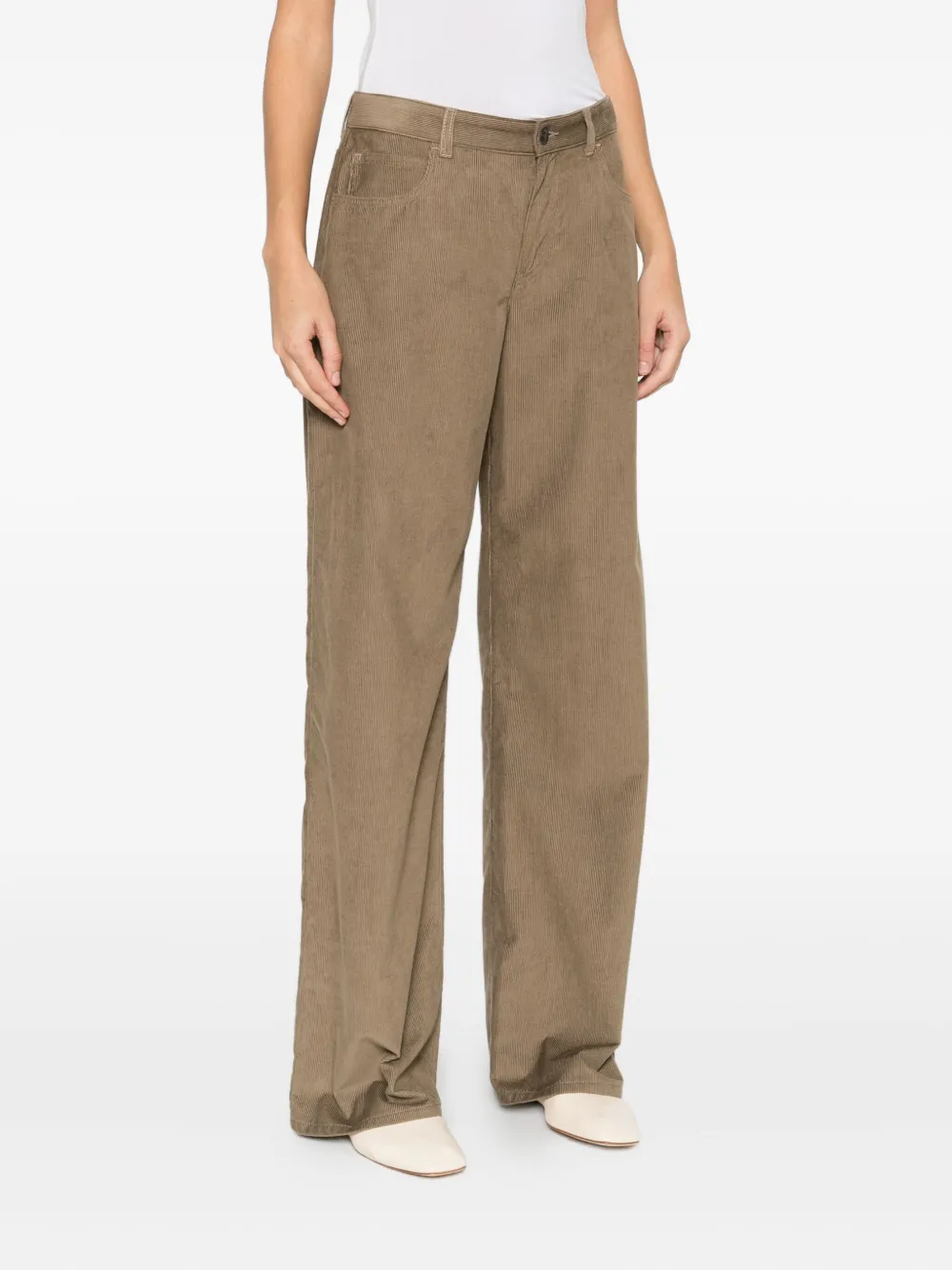 THE ROW コーデュロイ ワークパンツ ブラウン The Row コーデュロイ