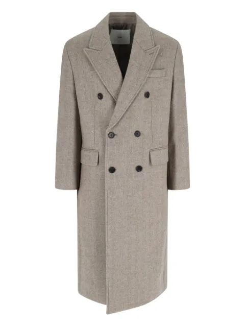 DUNST herringbone double-breasted coat