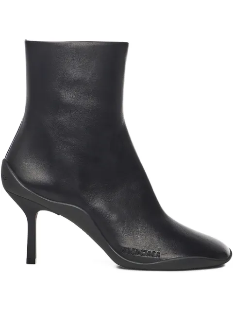 Balenciaga 80mm square-toe leather boots