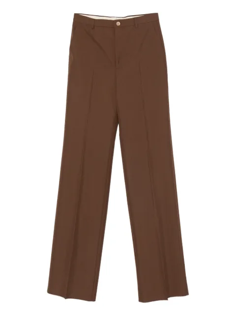 Gucci pressed-crease trousers