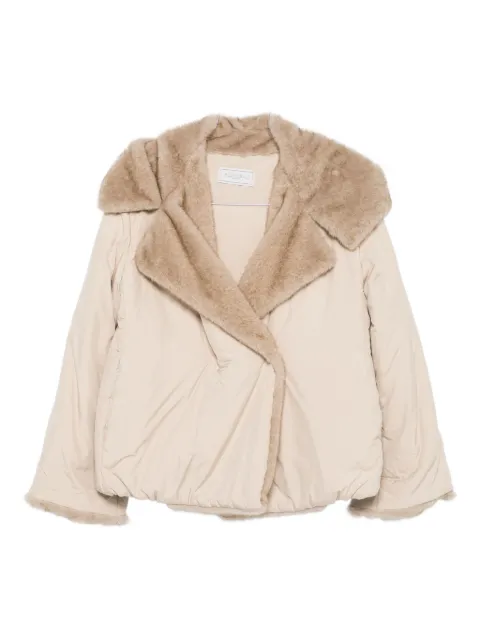 Antonelli faux-fur trimmed coat