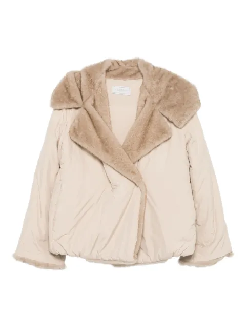 Antonelli faux-fur trimmed coat