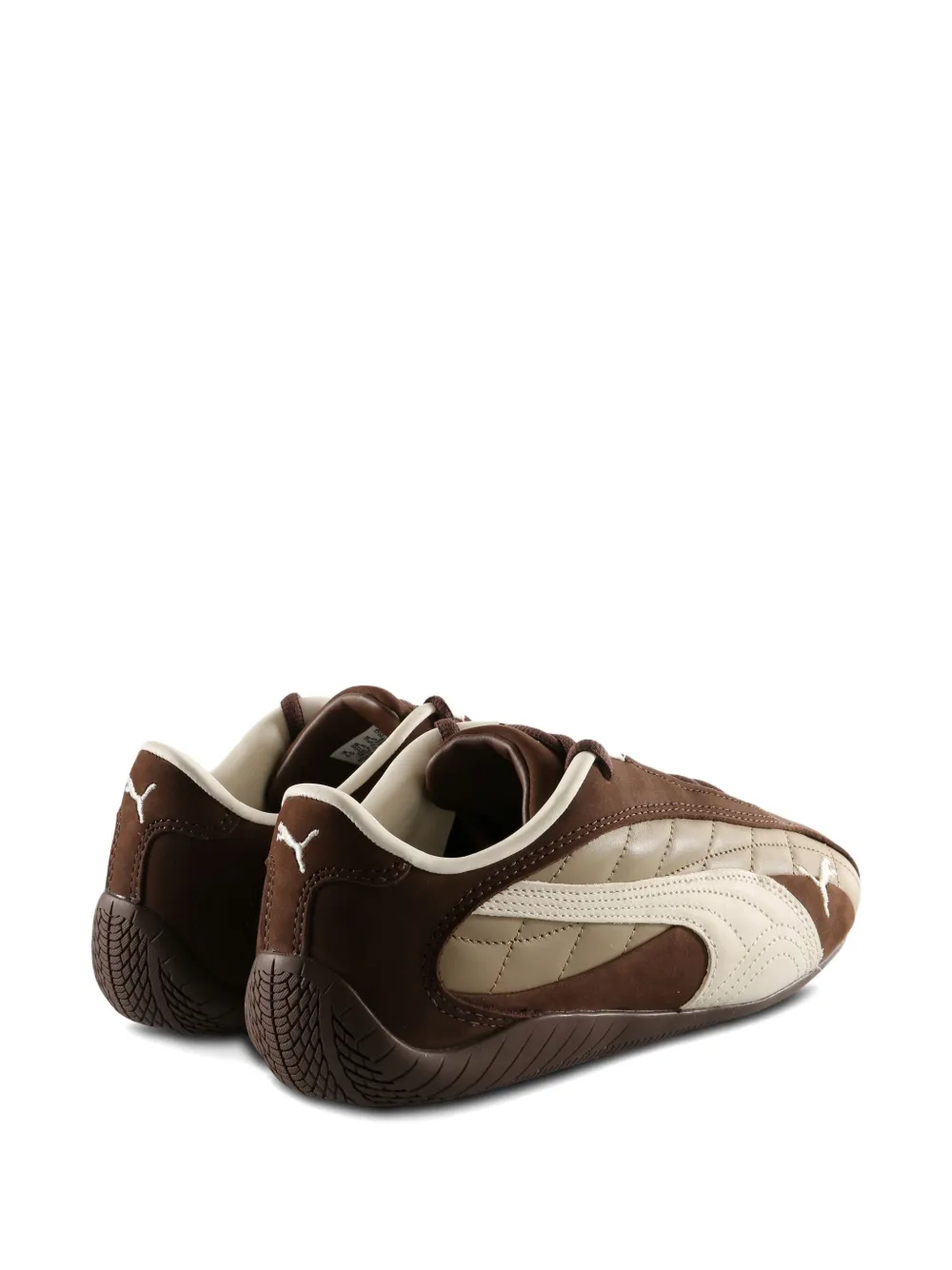 PUMA Speedcat Plus gewatteerde sneakers Bruin