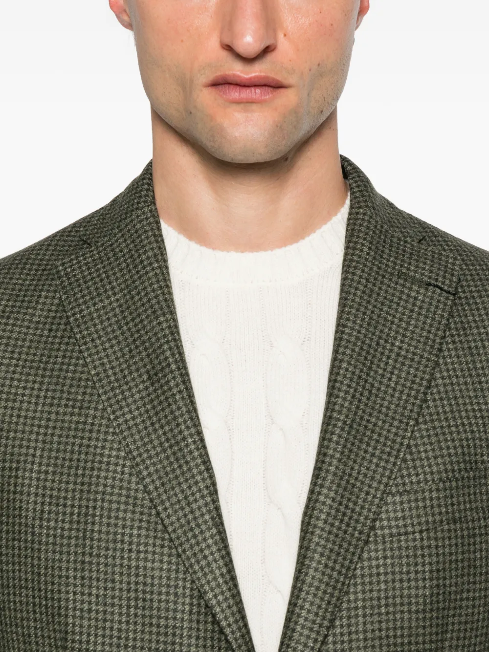 Boglioli Geruit jack Groen