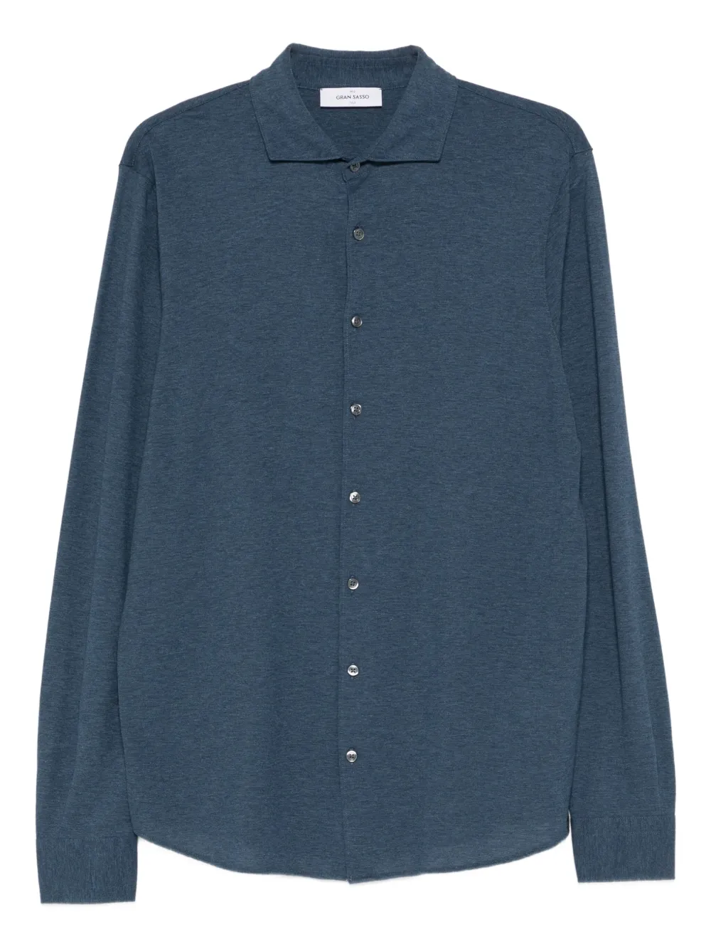 Gran Sasso long-sleeve buttoned-up shirt | Blue | Image 1