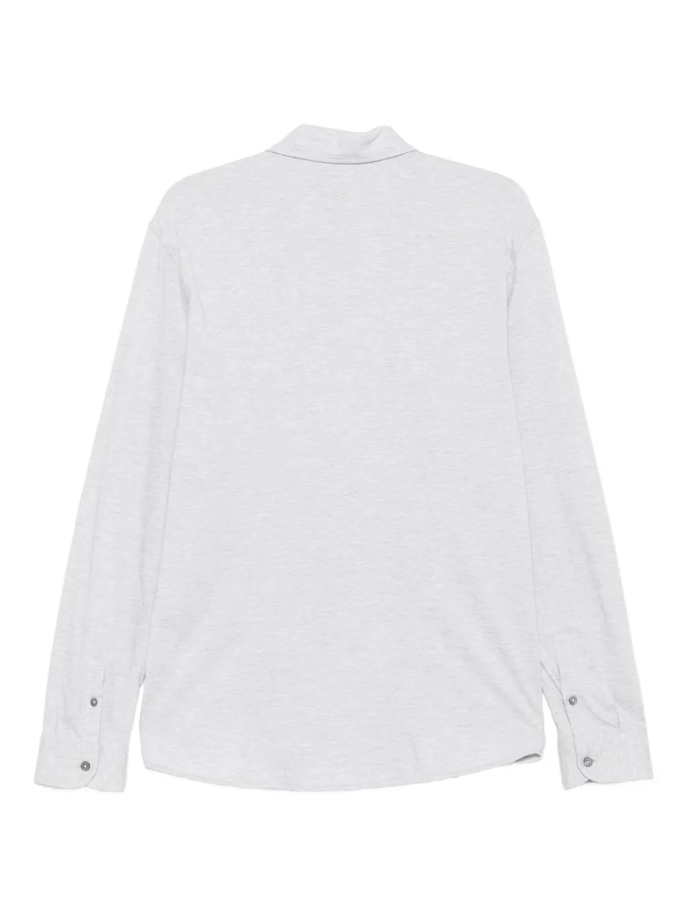 Gran Sasso Overhemd met knoop en lange mouwen - Grijs