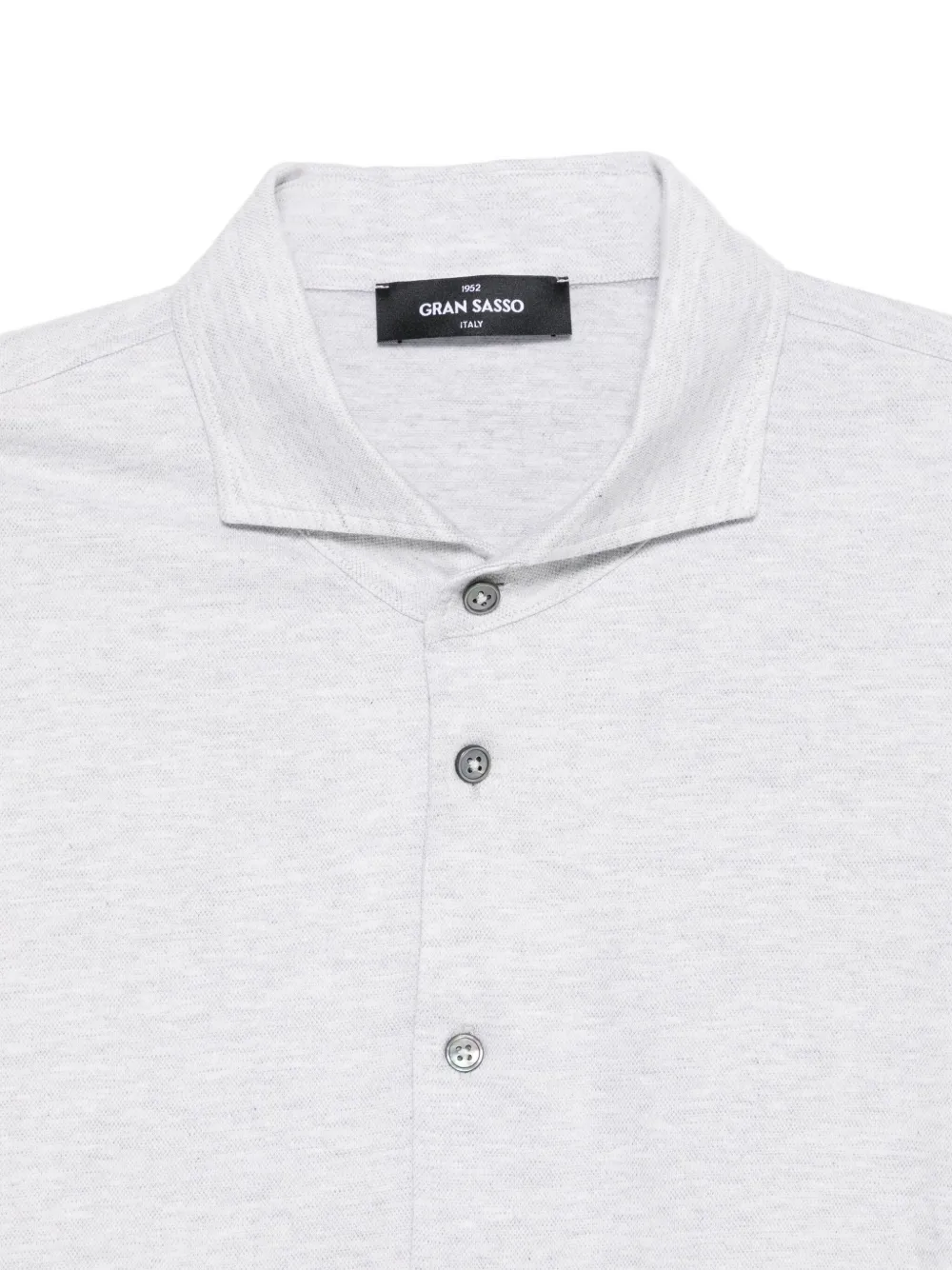  Gran Sasso Button Long-sleeve Shirt - Grey 