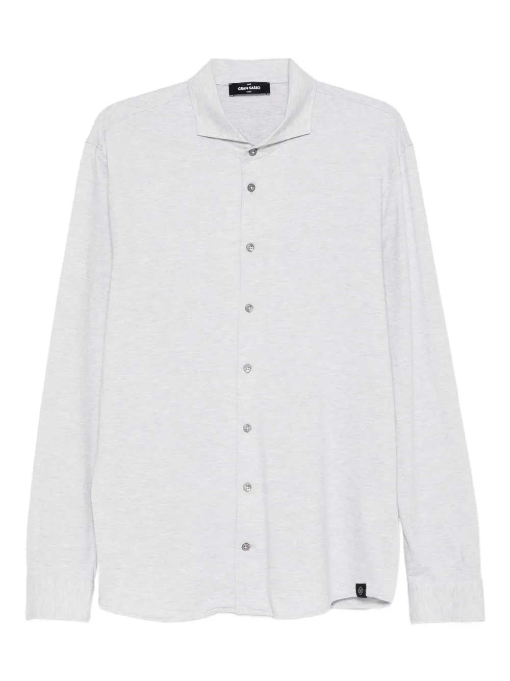 Gran Sasso button long-sleeve shirt | Grey | Image 1