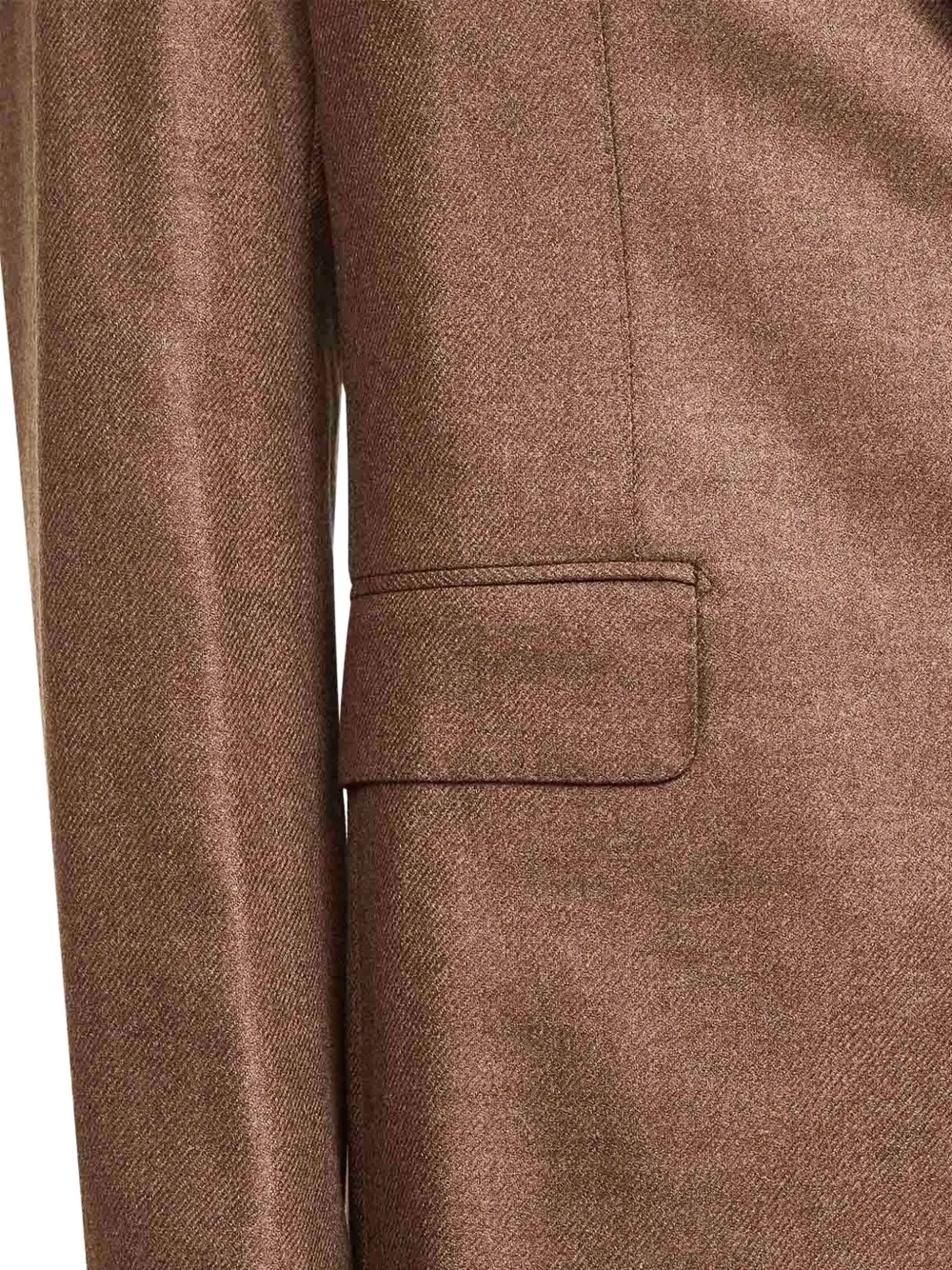 Tagliatore Blazer met enkele rij knopen Bruin