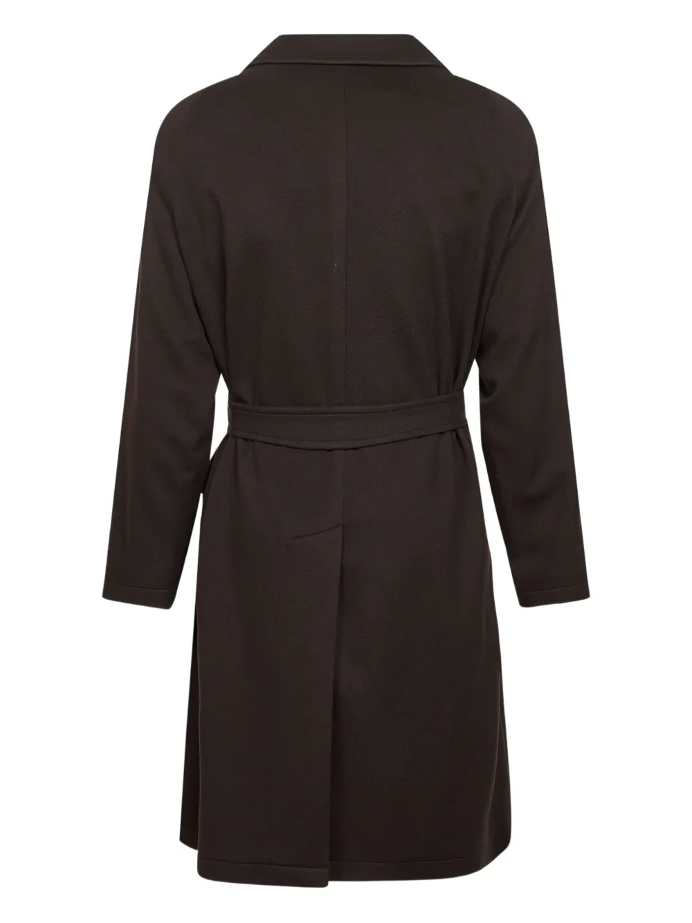 Tagliatore lapel belted coat | Single Breasted Coats | Image 2