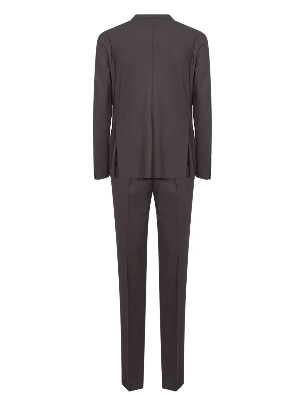 Tagliatore Pak met dubbele rij knopen en puntige revers Bruin