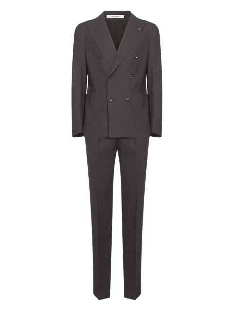 Tagliatore  peak-lapel double-breasted suit