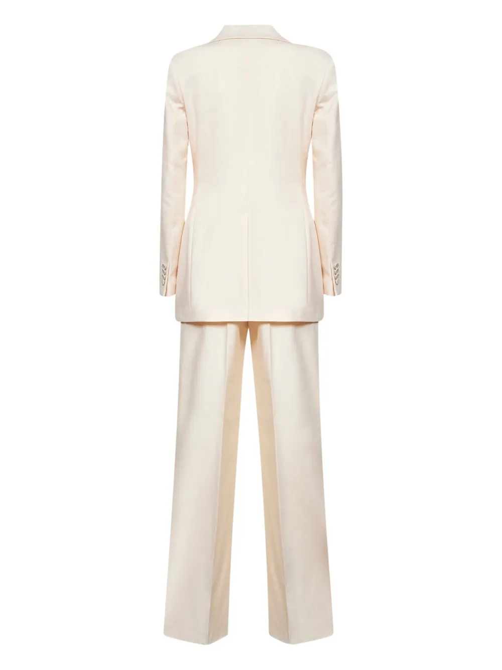 Tagliatore Jurk met dubbele rij knopen - Beige