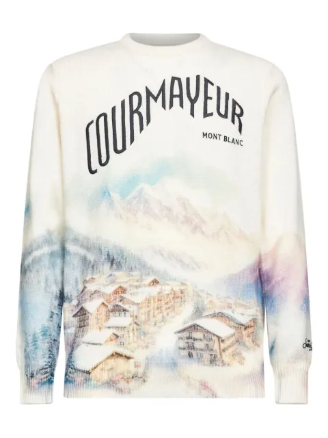 MC2 Saint Barth jacquard-embroidered sweater