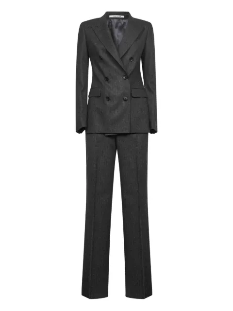 Tagliatore pinstripe sequin-embroidered suit