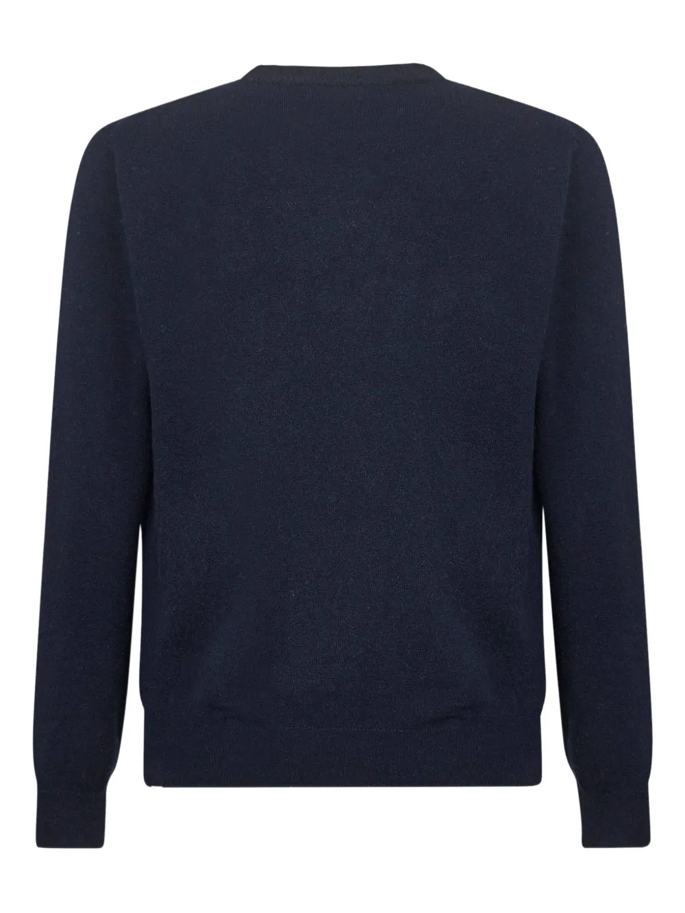 MC2 Saint Barth jacquard-lettering sweater - Blauw