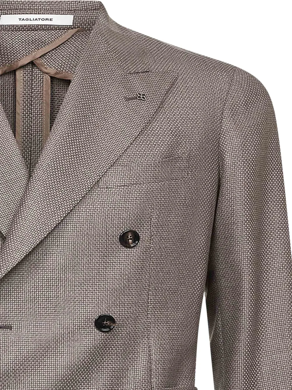 Tagliatore Blazer met dubbele rij knopen Beige