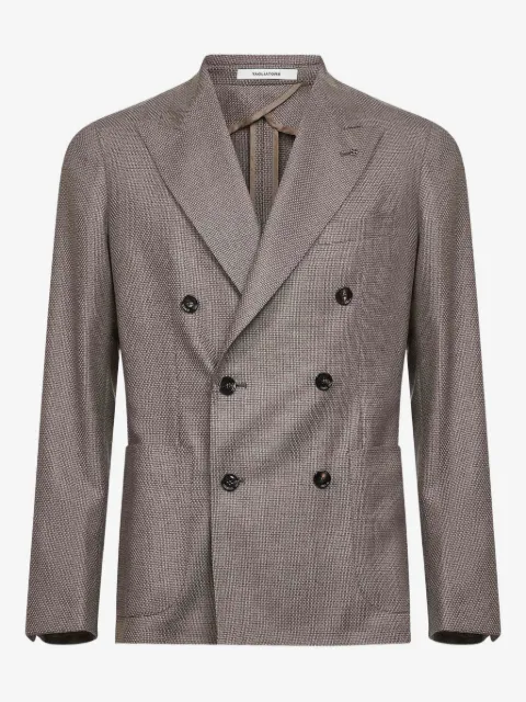 Tagliatore peak-lapel double-breasted blazer 