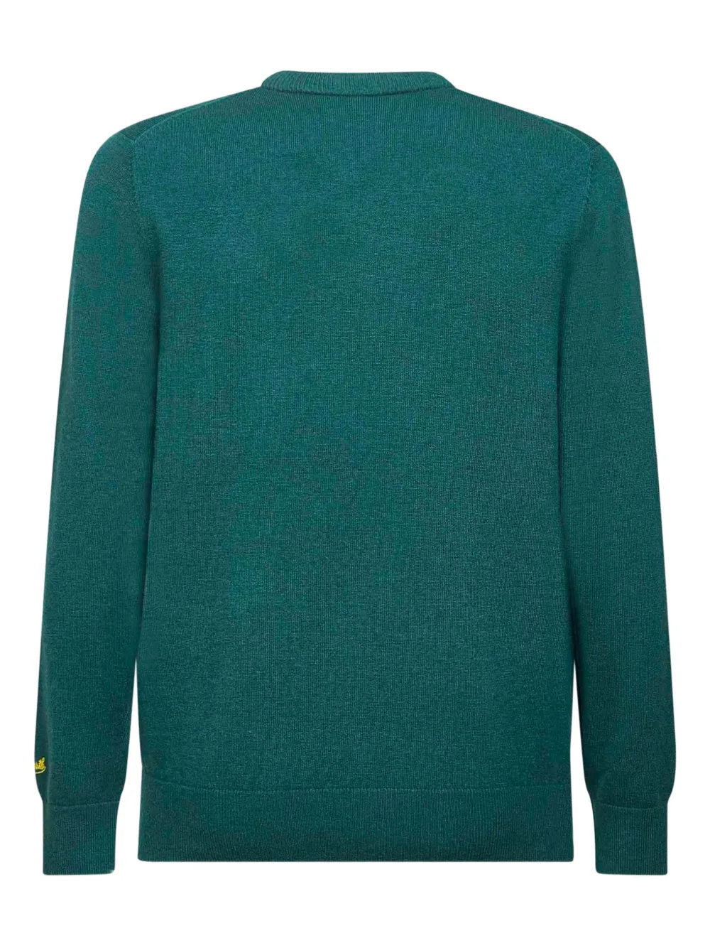 Mc2 Saint Barth Car-artwork-embroidered Sweater In Green