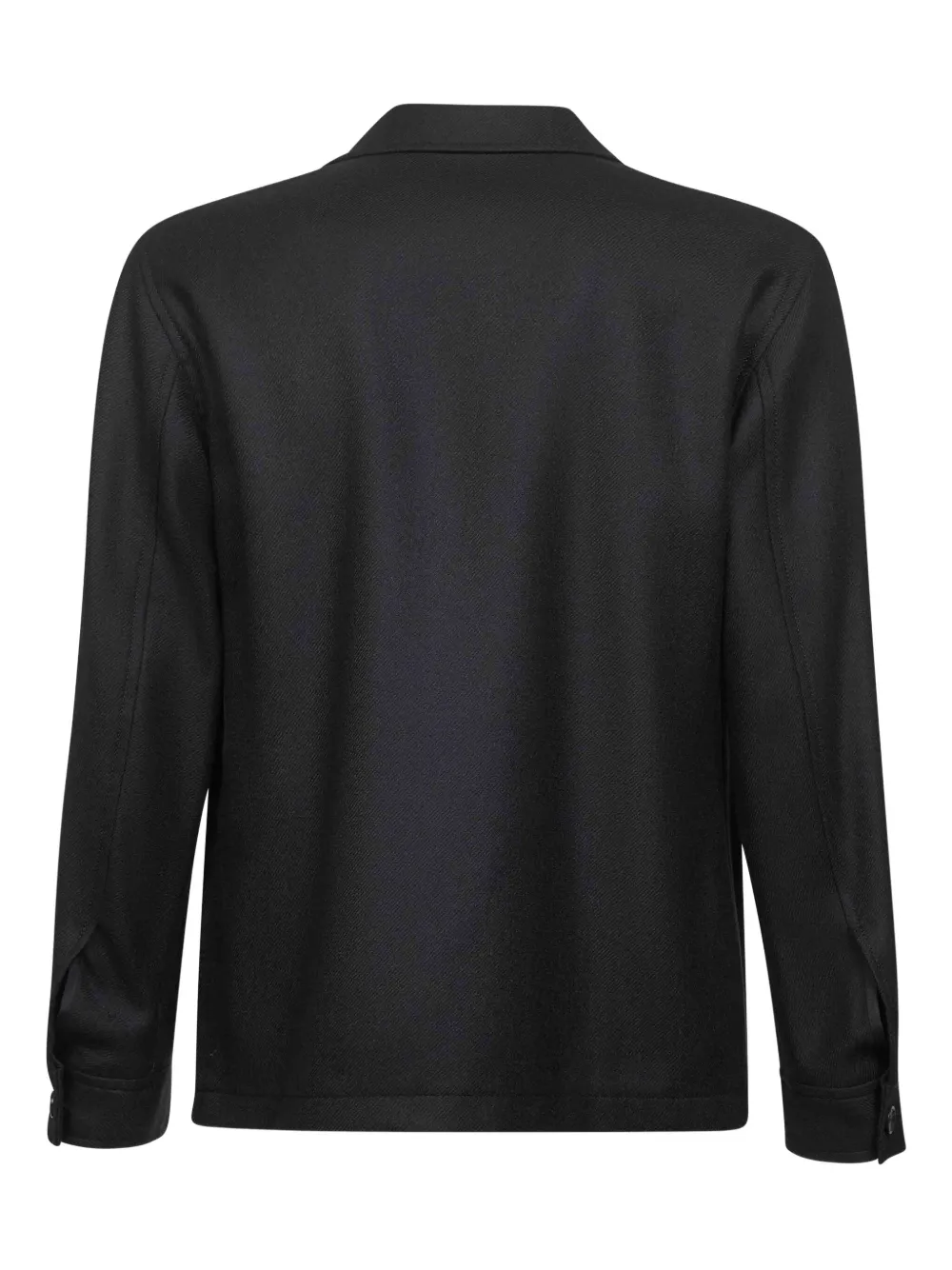 Tagliatore buttoned chest-pocket shirt - Zwart