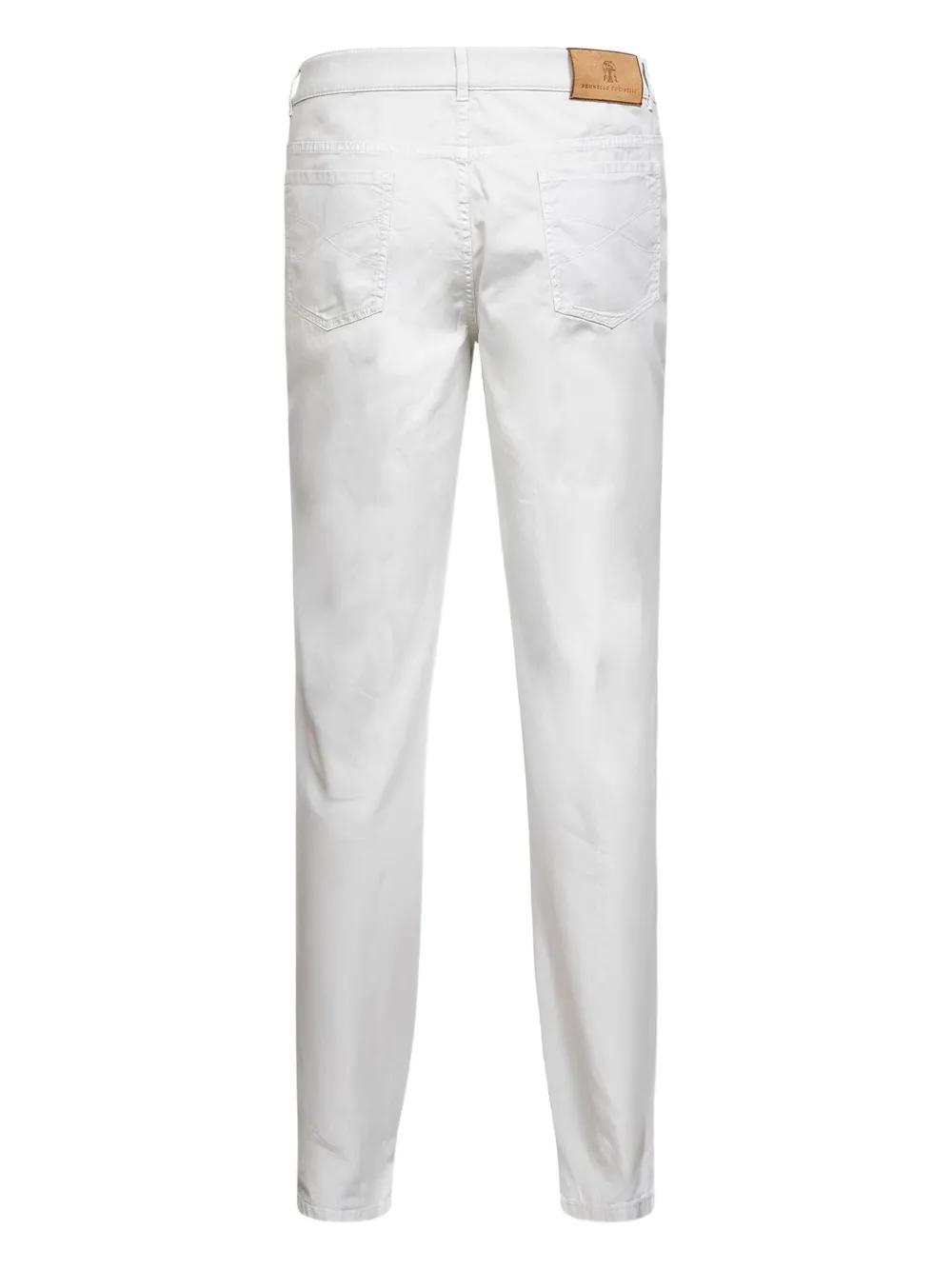 Brunello Cucinelli five-pockets embroidered-detail trousers | Regular-Fit & Straight Leg Pants | Image 2