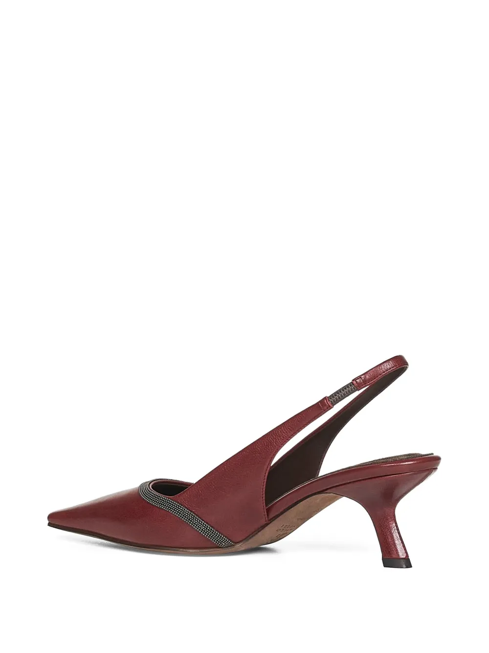 Brunello Cucinelli 65 mm Monili pumps Rood