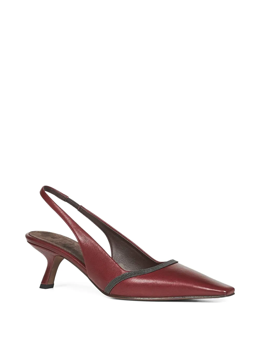 Brunello Cucinelli zapatillas Monili con tacón de 65mm | Zapatillas | Image 2