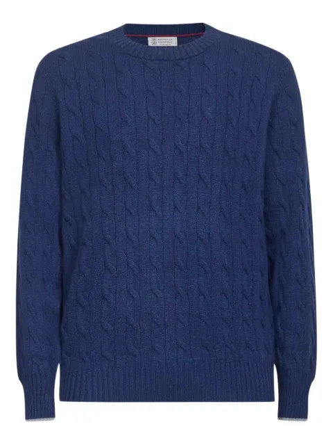 Brunello Cucinelli cable-knit cashmere sweater