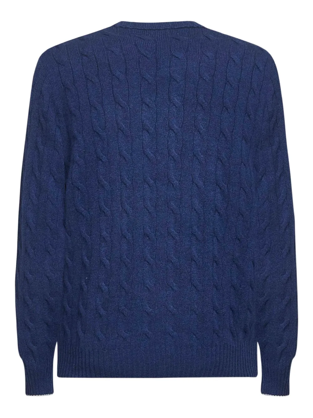 Brunello Cucinelli cable-knit cashmere sweater - Blauw