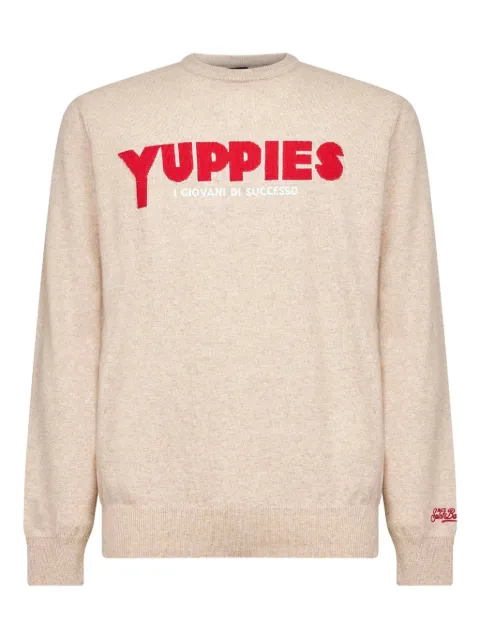 MC2 Saint Barth jacquard-lettering sweater