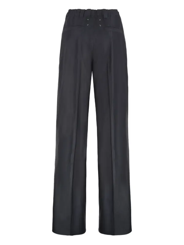 パンツ Maison margiela 2020aw wide slacks 48 Maison Margiela Skater pleated-details Trousers | Black | FARFETCH RO