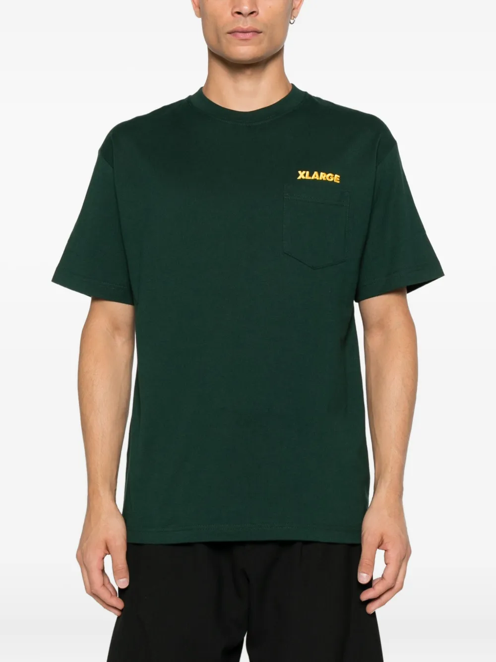 XLarge T-shirt met logodetail Groen