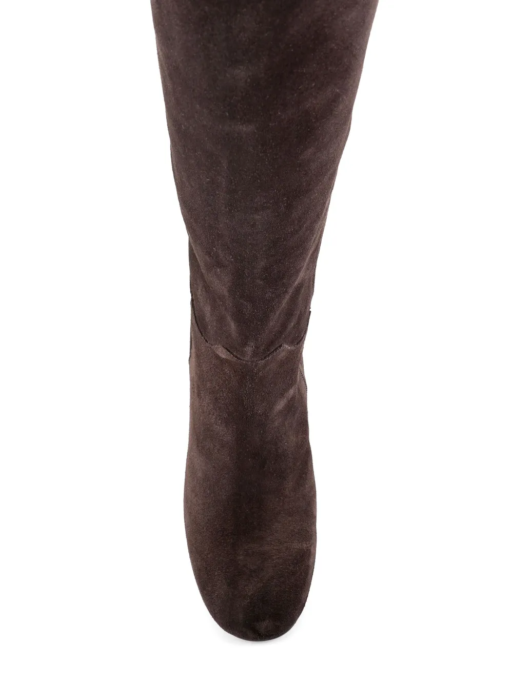 Del Carlo Block-heel Suede Boots In Brown