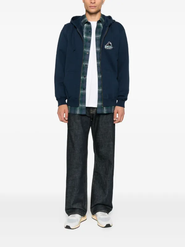 XLarge Slanted OG ジップパーカー | ブルー | FARFETCH JP