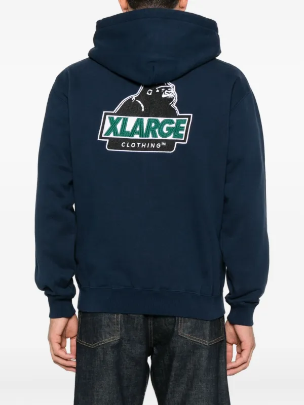 XLarge Slanted OG ジップパーカー | ブルー | FARFETCH JP