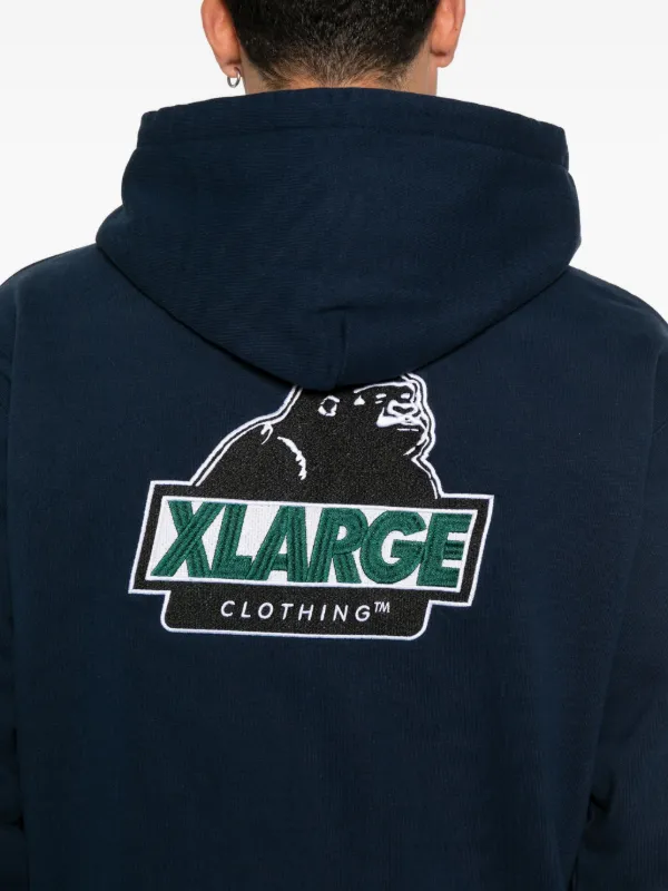 XLarge Slanted OG ジップパーカー | ブルー | FARFETCH JP