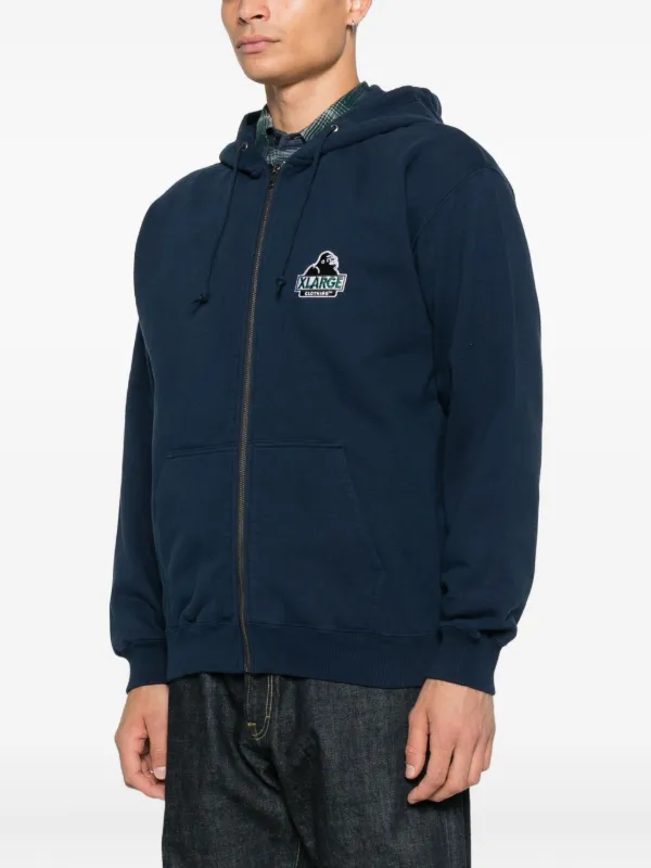 XLarge Slanted OG ジップパーカー | ブルー | FARFETCH JP