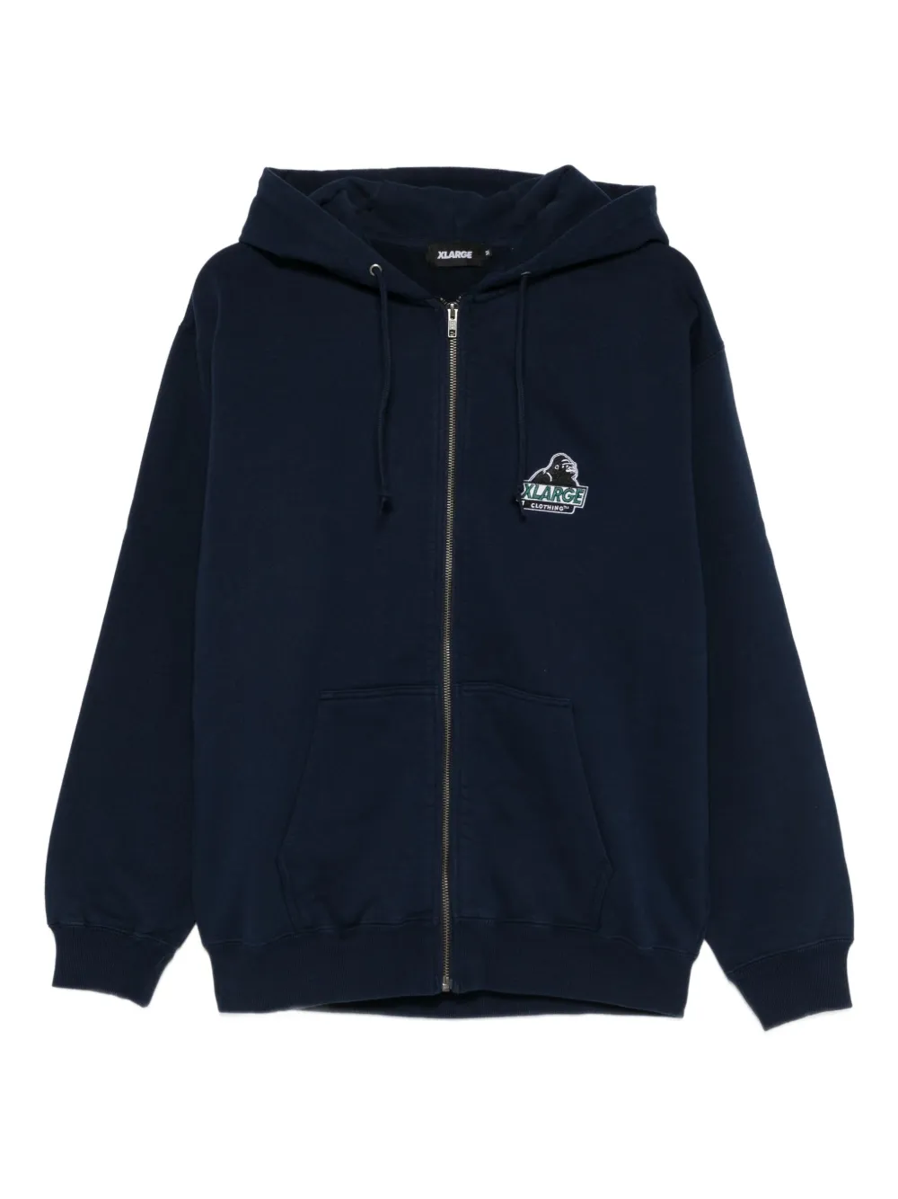 XLarge Slanted OG zip-up hoodie | Blue | Image 1