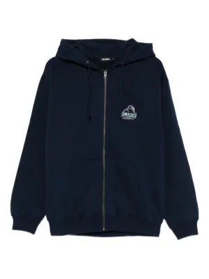 Adidas x Wales Bonner logo-flocked Hoodie | Blue | FARFETCH ZA