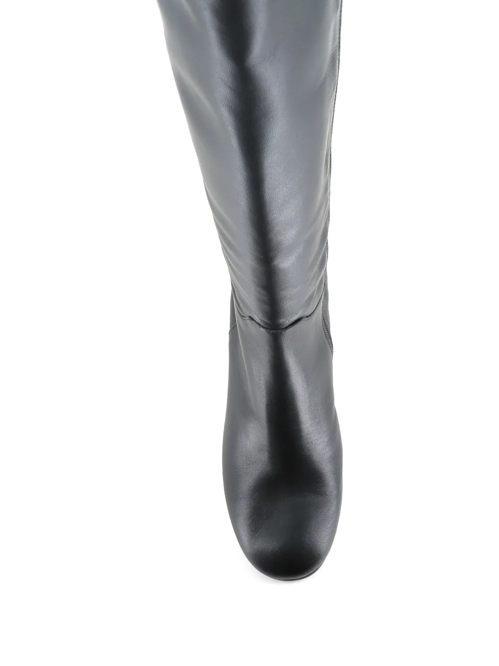 Del Carlo Block-heel Leather Boots In Black