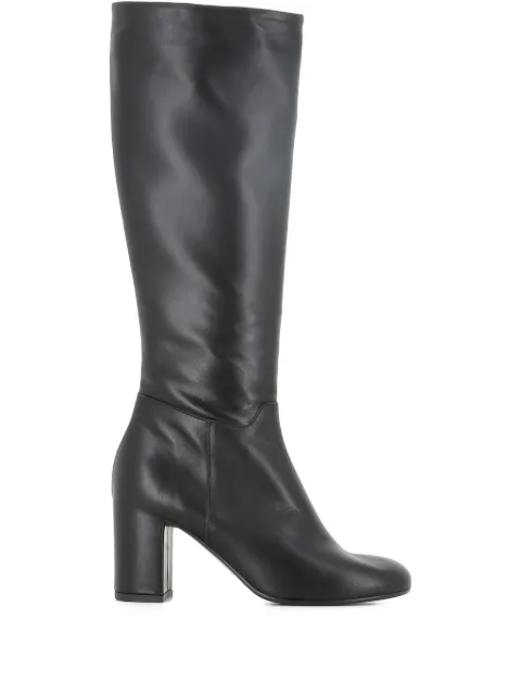 Del Carlo block-heel leather boots