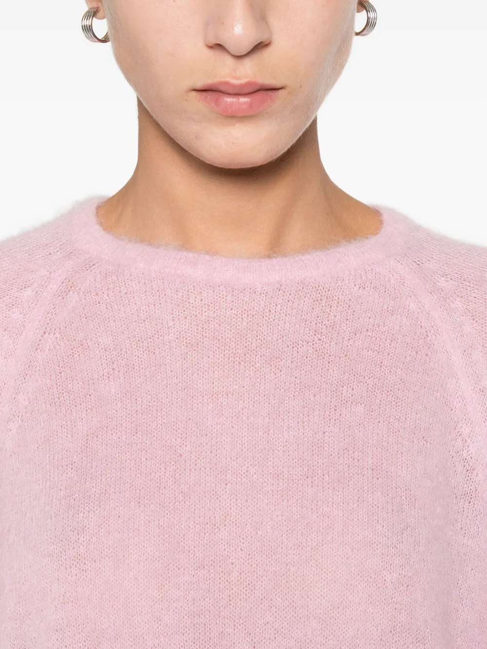 Forte Mohair trui Roze