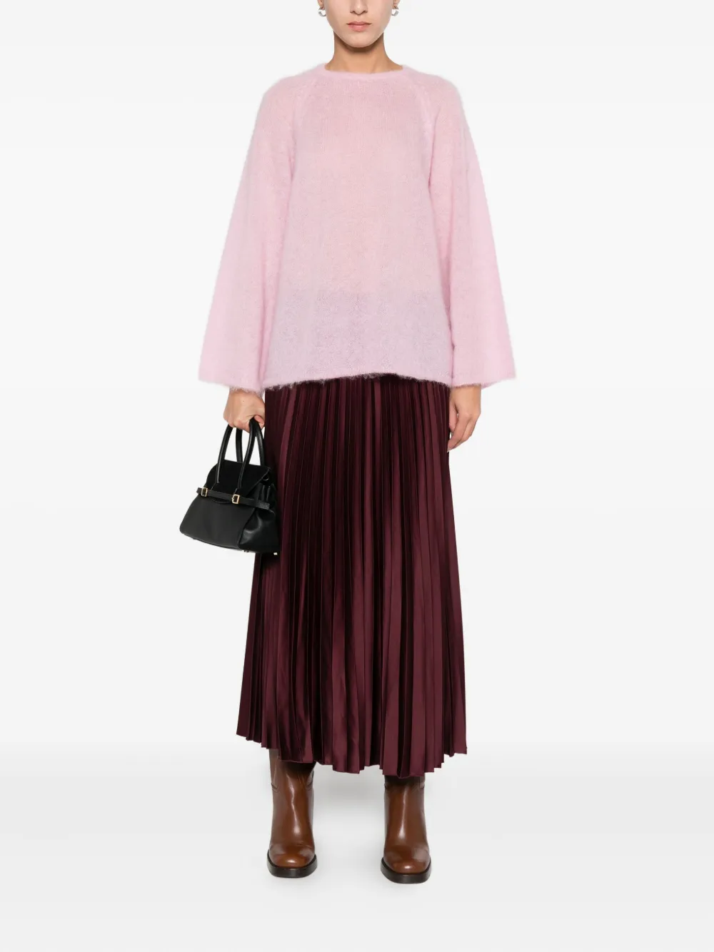 Forte Mohair trui Roze