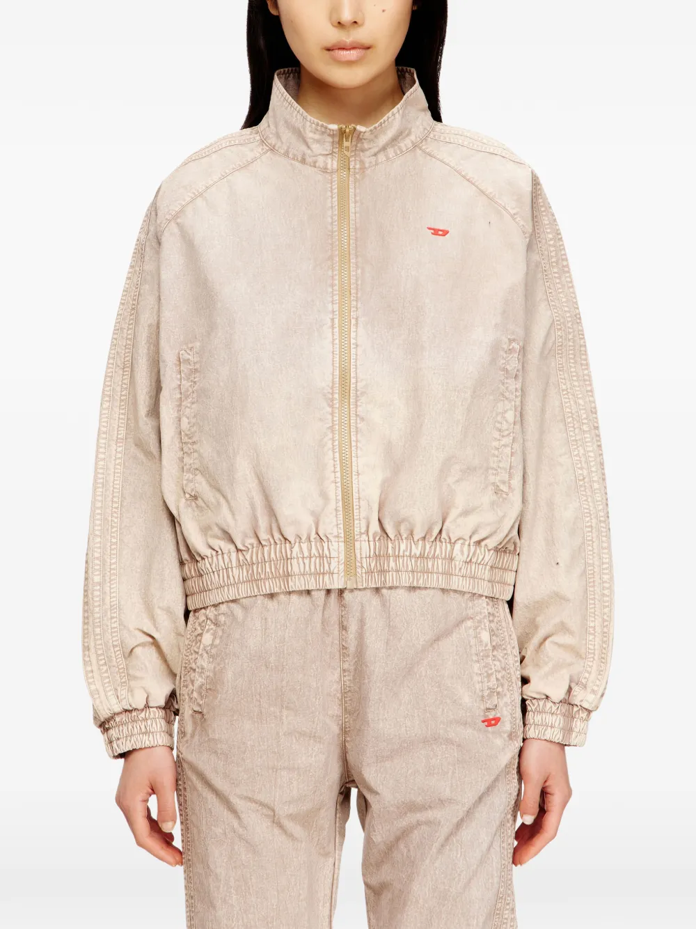 Diesel G-arden Mock-neck Jacket - Neutrals 