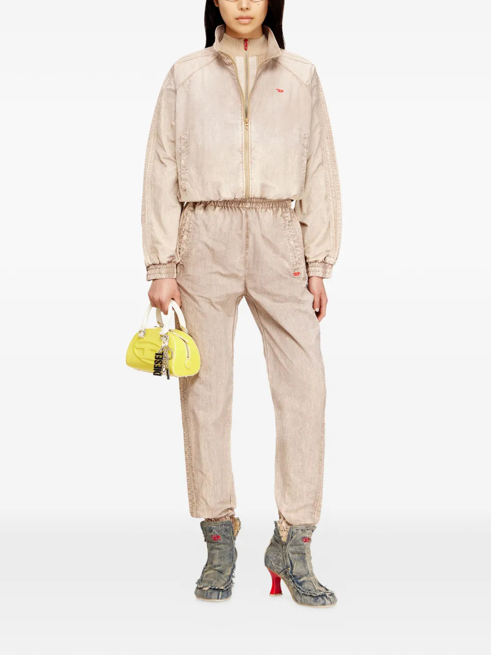  Diesel G-arden Mock-neck Jacket - Neutrals 