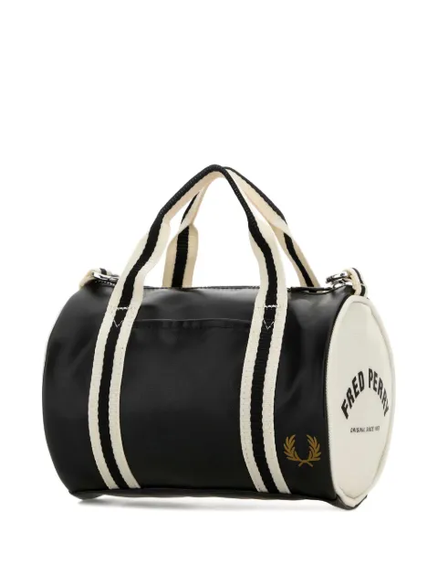 Fred Perry mini cylindrical tote bag