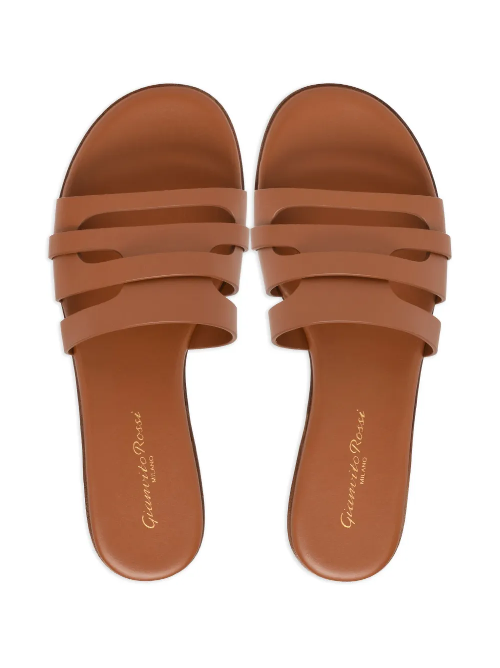 Gianvito Rossi Nora sandalen met bandjes Bruin